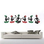 StickMe Plastic, Metal, Vinyl, Paper, Glass Wall Sticker 57.08 X 0.39 X 15.74 Inches, Multicolour