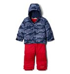 Columbia Unisex Baby Buga Set Snowsuit, Collegiate Navy Scrapscape, 6-12 Months US