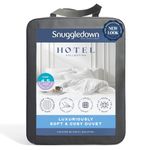 Snuggledown Luxurious Hotel King Size Duvet - 4.5 Tog Premium Lightweight Cool Summer Quilt for Night Sweats - Soft Touch Cover, Hypoallergenic, Machine Washable, Size (225cm x 220cm)