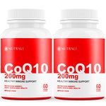 New CoQ10 Ubiquinone Supplement – Powerful 200mg High Potency Capsules, Coenzyme q10 Improves Heart Health, Increases Energy and Exercise Performance, Reduced Migraines and is a Powerful Antioxidant, Gluten Free, NON-GMO, Vegan - 120 Capsules