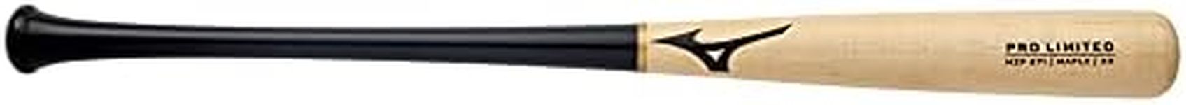 Mizuno MZP 271 Pro Limited Maple Wood Baseball Bat, Natural-Black, 33 inch