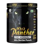 MUSCLE TRANSFORM Wild Panther Core Pre Workout Powder with Creatine for Performance, Beta Alanine for Muscle, L-Citrulline for Pump & Next Generation Preworkout Formulation Caffeinated for Sustained Energy - For Men & Women [31 Servings - Mix Berries Punch]