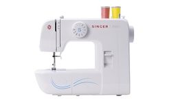 Singer 1304 Sewing Machine, 6 Built-in Stitches, 19 Stitches Functions with 70W Powerful motor & Feed dog with106 Teeth in 6 Rows (White)-Get Free Online Interactive Master Class