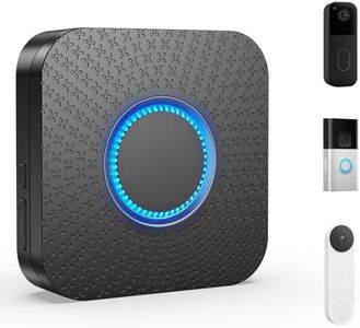 Seektain 3 in 1 Wireless Doorbell Chime, Compatible with Ring & Blink & Google Nest Video Doorbell, Easy Plug & Play, 2.4G WiFi, 32 Chimes, LED Indicators, Works with Alexa, for Store/Home/Office