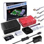 GeeekPi Raspberry Pi 4 8GB Starter Kit - 64GB Edition, Raspberry Pi 4 Case with Fan, Raspberry Pi Power Supply with ON/Off Switch, HDMI Cable for Raspberry Pi 4B (8GB RAM)