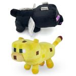 2pcs Minecraft Plush Toys, Minecraft Stuffed Plush doll Toy Anime Plush Doll Cartoon Plush Toys Simulation Game Plushies Stuffed Doll Gift for Suitable for Boys Girls