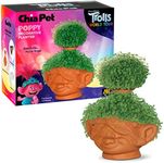 Chia Pet Trolls, Poppy World Tour with Seed Pack, Decorative Pottery Planter, Easy to Do and Fun to Grow, Novelty Gift, Perfect for Any Occasion, Terra Cotta