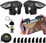 PUBG Mobile Triggers 13 in 1 Combo, 4 Gaming Triggers Mobile Phone Game Controller for PUBG/Knives Out/Call of Duty/Rules of Survival, Aim & Fire Trigger for iPhone & Android Phone (Boy)