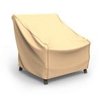 Budge P1W04TNNW1 Sedona Patio Chair Cover Waterproof, Durable, Extra Large, Tan