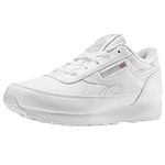 Reebok Women's Cl Renaissance Fashion Sneaker, White/Steel, 9 C/D US