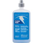 White Lightning Clean Ride Bike Chain Lubricant 8-Ounce Squeeze Bottle