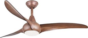 MINKA-AIRE F844-DK Light Wave 52 Inch Ceiling Fan with LED Light Kit, Brown Distressed Koa Finish