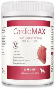 Heart Support Granules for Dogs – Vet-Formulated, Antioxidant-Rich- L-Taurine, L-Carnitine, EPA, DHA, CoQ10- Aids Circulatory Strength, Cardiovascular Support, Heart Muscle Function-USA Made- 90 Doses