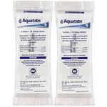 Aquatabs - World's Best Water Purification Tablets for Water Treatment and Disinfection in Convenient Travel Packaging - 100 Count