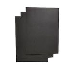 Binding Covers- A4 230gsm 100pcs Un-Punched Black Binding Covers and Backs for Business Documents, School Projects