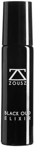 ZOUSZ Extrait de parfum Black Oud Elixir pour homme, huile de parfum boisée Oud à longue durée, format voyage, végétalienne et sans cruauté, 10 ml d'huile à bille pour homme.