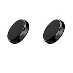 BKN® Aluminium Alloy Metal Body Mini Magnetic Car Phone Holder (Set of 2)