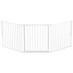 BabyDan Flex L, 90-223 cm/35.5-87.70 inches, Stair Gate/Room Divider, White, Made in Denmark - Baby Gate/Safety Gate (Pet Gate/Dog gate/Dog playpen)