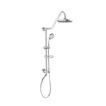 PULSE Showerspas 1011-CH Kauai III Retro-Fit Rain Shower System with Handshower and Adjustable Slide Bar, Chrome Finish
