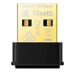 TP-Link Nano Ac1300 Usb2.0 Wireless Mu-Mimo Wi-Fi Adapter(Archer T3U Nano),Dual Band Wireless Network Adapter for Pc/Desktop/Laptop,Mini Travel Size,Supports Windows 11/10/8.1/8/7/Mac Os 10.15,Black