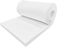 BECKY CAMERON High Density white Firm Upholstery Foam Sheet For Cushions, Sofa, Beds, Seats, Campervans, Indoor/Outdoor Padding, DIY (2" (~5 cm) Thick, 60" x 20" (150cm x 50cm))