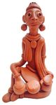 Click to Open Expanded View Earthenware Mukherjee Handicrafts Terracotta Showpiece for Home Decoration - Medium