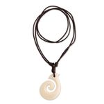 NOVICA Women's Handcrafted Pendant Necklace, 18", Hook Me Up'