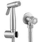 CIENCIA Hand Held Bidet Sprayer Stainless Steel Sprayer Shattaf - Complete Bidet Set for Toilet, Hand Bidet Sprayer for Toilet, WS024AF6