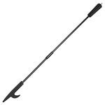 Stanbroil 36-Inch Fire Poker for Fire Pit, Camping, Wood Stove, Outdoor and Indoor Use - Heavy Duty Campfire Tool with Heat Resistant Handle - Black Steel