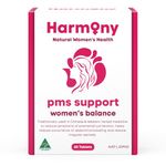 Harmony Balance, 60 Count, Natural Multi Herb Formula, Balance Hormones During Premestrual Cycle, Relieve Cramps and Bloating