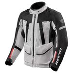 FJT297-4050-XL - Rev It Sand 4 H2O Motorcycle Jacket XL Silver Black