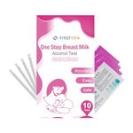 Breastmilk Test Strips,Detects in 2 Mintues, High Sensitivity, Simple Breastmilk Dip Test, Fast and Easy to Use for Breastfeeding Moms-10 Test Strips