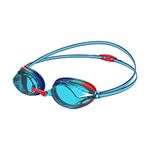 Speedo Unisex Junior Vengeance Clear-Lens Goggles - Blue & Red