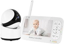 AYNCER Baby Monitor, 5" 720P Video 