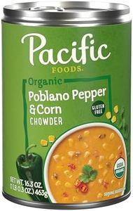 Pacific Foods Organic Poblano Pepper and Corn Chowder, 16.3 oz Can