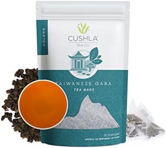 Taiwanese GABA Oolong Tea Bags - Organic Gaba Oolong Relaxing Tea. Relaxing Tea for Calming the Nerves, Clearing the Mind & Relaxing the Body. Approx. 40 Cups