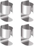 Electric Toothbrush Holder, 304 Stainless Steel Wall Mounted Self Adhesive Storage Organizer Stand Rack for Electric Toothbrush, Toothpaste, Facial Cleanser (4 Pack)