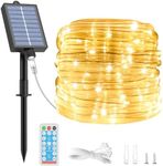 ICRGB Solar Rope Lights, 120LED/39F