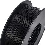 Black PLA Plus 3D Printer Filament 1.75mm, 3D Printing Filaments 1 kg Spool, Dimensional Accuracy +/- 0.02 mm