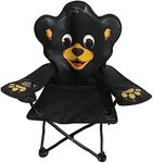 Wilcor Kids Camping Chair | Folding Outdoor Chair for Toddlers | Boys or Girls | Lightweight, Portable, and Durable | Great for Beach, Patio or Sporting Events (Kids Camp Chair, Willie Bear)