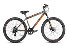 Cradiac Squad 7 Speed High Performance Steel Mountain Cycles for Men with Front Suspension & Dual Disc Brake 7 Geared MTB Bike 29 T | Ideal for 15+ Years, Unisex, Frame Size : 18.5 inch