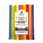 The Honey Jar Variety Pack Honey Sticks - Pure Honey Straws For Tea, Coffee, or a Healthy Treat - One Teaspoon of Flavored Honey Per Stick - Made In The USA with Real Honey - (20 Count)