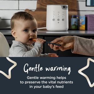 Tommee Tippee Multiwarm Bottle & Pouch Warmer – Automatic Timer, White