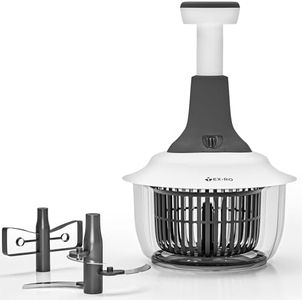 TEX-RO Push Chopper for Kitchen Use | Vegetable Cutter & Onion Chopper | Vegetable Chopper for Kitchen (1600 Ml, Plastic)