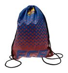 F.C. Barcelona Gym Bag Official Merchandise, Blue/Red, 44 x 33cm