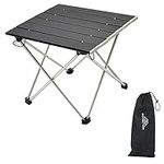 Vivo Technologies Lightweight Portable Camping Table,Outdoor Folding Table Compact Roll Up Tables Easy to Carry and Clean,for Camping, Picnic, Hiking, BBQ Home Use(Small)