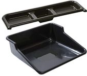 Muddy Hands Large Black Plastic Potting Tray with Shelf Garden Greenhouse Plant Pot Tidy Work Table