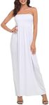 HDE Women's Strapless Maxi Dress Pl