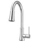 Pfister G529-PF2C Pfirst Single Handle Pull Down Kitchen Faucet, Polished Chrome