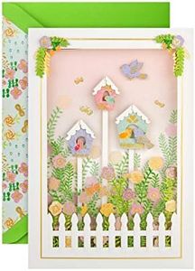 Hallmark Petite carte de fête des mères – Collection Signature 3D Motif maisons d'oiseaux